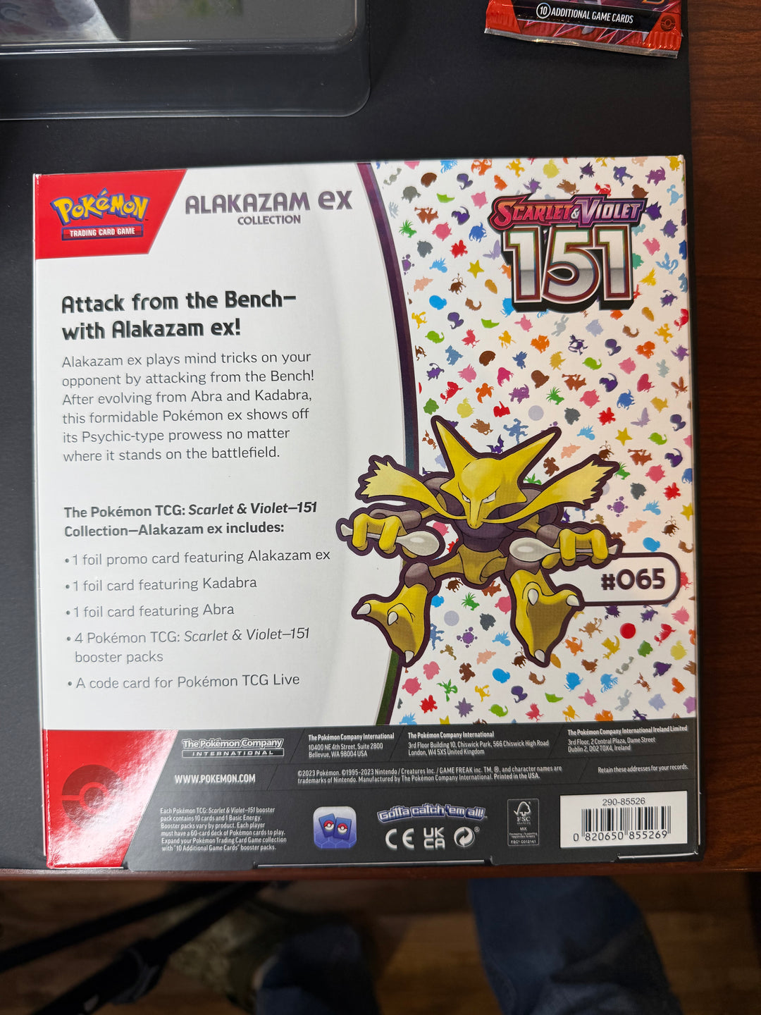 Alakazam ex 151  Premium Collection
